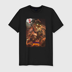 Футболка slim-fit Doom Eternal Poster, цвет: черный