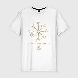 Мужская slim-футболка Бестиарий Лавкрафта - Старшие Боги