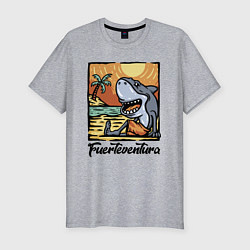 Мужская slim-футболка Fuerteventura, beach