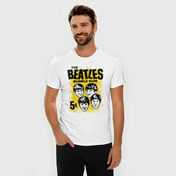 Футболка slim-fit The Beatles bubble gum, цвет: белый — фото 2