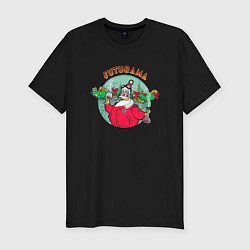 Футболка slim-fit X-mas Futurama, цвет: черный