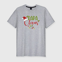 Футболка slim-fit Papa Claus Family, цвет: меланж