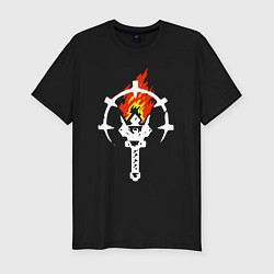 Футболка slim-fit DARKEST DUNGEON LOGO, цвет: черный