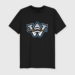 Мужская slim-футболка Wilmington sharks - baseball team