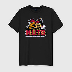 Мужская slim-футболка Modesto Nuts -baseball team