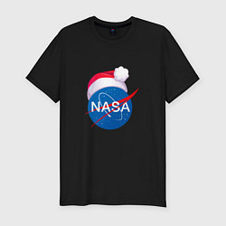 Мужская slim-футболка NASA NEW YEAR 2022