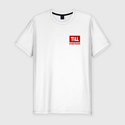 Футболка slim-fit TILL LINDEMANN NEW LOGO, цвет: белый