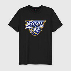 Мужская slim-футболка Burlington Bees - baseball team