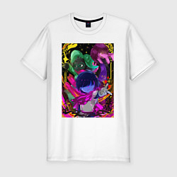 Футболка slim-fit Deltarune Vol 9, цвет: белый