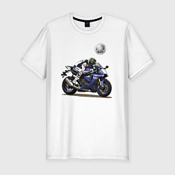 Футболка slim-fit YAMAHA - racing team!, цвет: белый