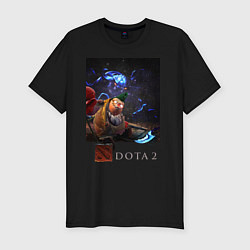 Футболка slim-fit Dota 2 Baby Падж, цвет: черный