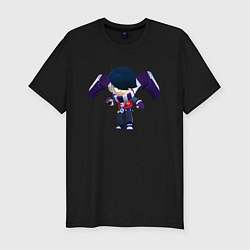 Футболка slim-fit EDGAR BRAWL STARS БРАВЛ СТАРС, цвет: черный