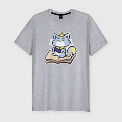 Футболка slim-fit The Magical Cat Yuumi, цвет: меланж