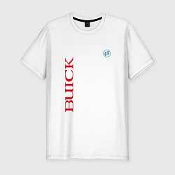 Футболка slim-fit Buick Emblem Logo, цвет: белый