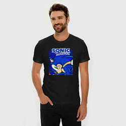 Футболка slim-fit Sonic Adventure Sonic, цвет: черный — фото 2