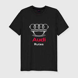 Футболка slim-fit Audi rules, цвет: черный