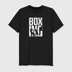 Футболка slim-fit Boxing бой, цвет: черный