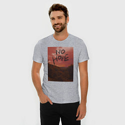 Футболка slim-fit No Hope, цвет: меланж — фото 2