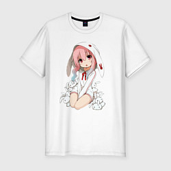 Футболка slim-fit Furry anime, цвет: белый