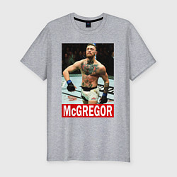 Мужская slim-футболка Конор МакГрегор McGregor