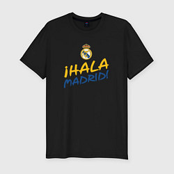 Футболка slim-fit HALA MADRID, Real Madrid, Реал Мадрид, цвет: черный