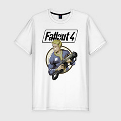 Мужская slim-футболка Fallout 4 Hero