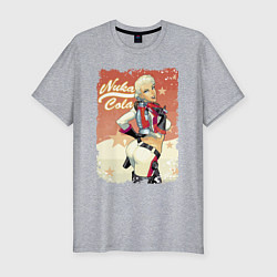 Мужская slim-футболка Fallout Nuka Cola Poster