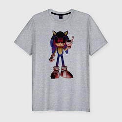 Футболка slim-fit Sonic Exe Gesture, цвет: меланж