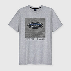 Футболка slim-fit Ford Performance, цвет: меланж