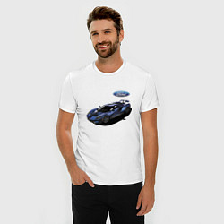 Футболка slim-fit Ford Racing team Motorsport, цвет: белый — фото 2