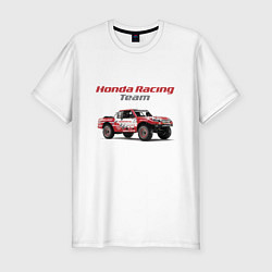 Мужская slim-футболка Honda racing team
