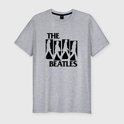 Мужская slim-футболка The Beatles БИТЛЗ