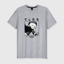 Мужская slim-футболка Кли Klee, Genshin Impact