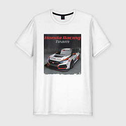 Мужская slim-футболка Honda Motorsport Racing Team