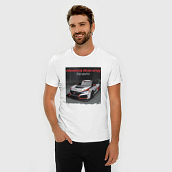 Футболка slim-fit Honda Motorsport Racing Team, цвет: белый — фото 2