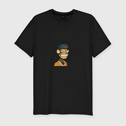 Мужская slim-футболка NFT Monkey