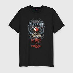 Мужская slim-футболка Five Finger Death Punch Playbill
