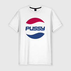 Футболка slim-fit Pepsi Pussy, цвет: белый