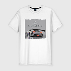 Мужская slim-футболка Lexus Motorsport Racing team!