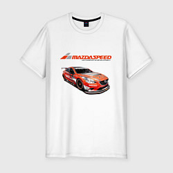 Футболка slim-fit Mazda Motorsport Development, цвет: белый