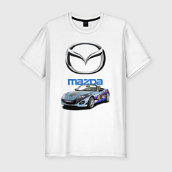 Мужская slim-футболка Mazda Japan