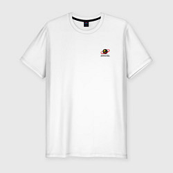 Мужская slim-футболка БИАТЛОН INTERNATIONAL BIATHLON UNION
