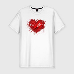 Футболка slim-fit Vampire Heart, цвет: белый