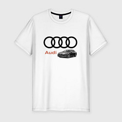 Футболка slim-fit Audi Prestige, цвет: белый