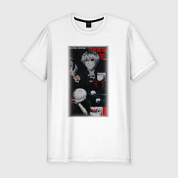 Мужская slim-футболка Dead Inside Tokyo Ghoul Токийский Гуль