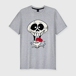 Мужская slim-футболка Smile Hype Skull