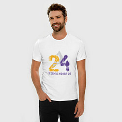 Футболка slim-fit Kobe Never Die - 24, цвет: белый — фото 2