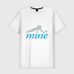 Мужская slim-футболка Volleyball Mine