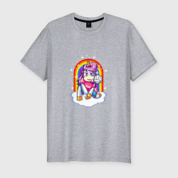 Футболка slim-fit Unicorn - Volleyball, цвет: меланж