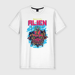 Мужская slim-футболка Инопланетные Захватчики